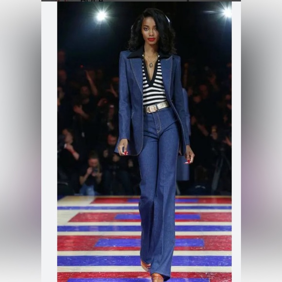 2 piece - Tommy Hilfiger Zendaya X blazer and button front pants set/ no tags - Picture 1 of 16